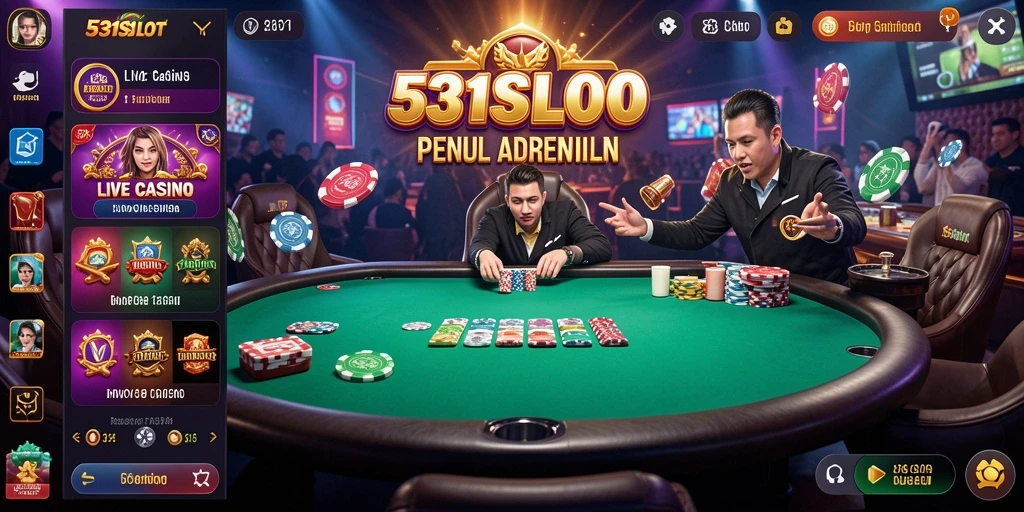 Gameplay mendebarkan di 531SLOT dengan dealer langsung.