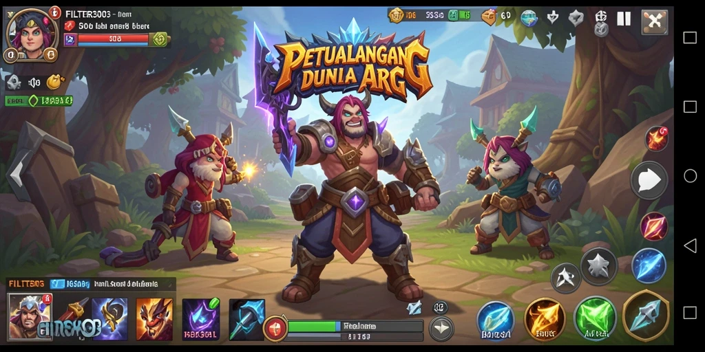 Tampilan gameplay menarik dari FILTER303 dalam dunia ARPG.