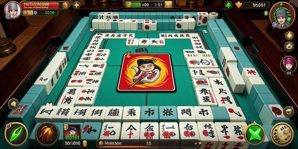 Tampilan gameplay Mahjong HOT51 yang seru dan mengasyikkan.
