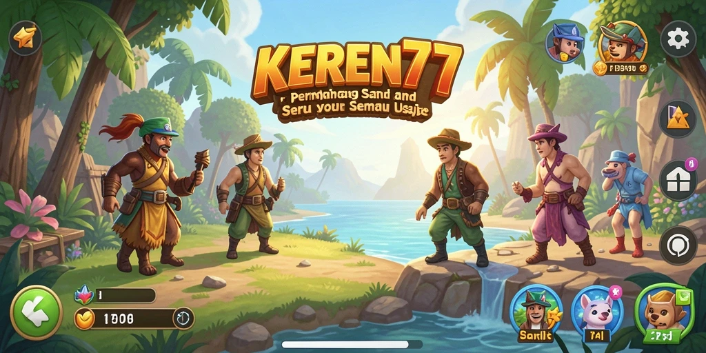 Tampilan menarik dari gameplay KEREN77 yang penuh keseruan.