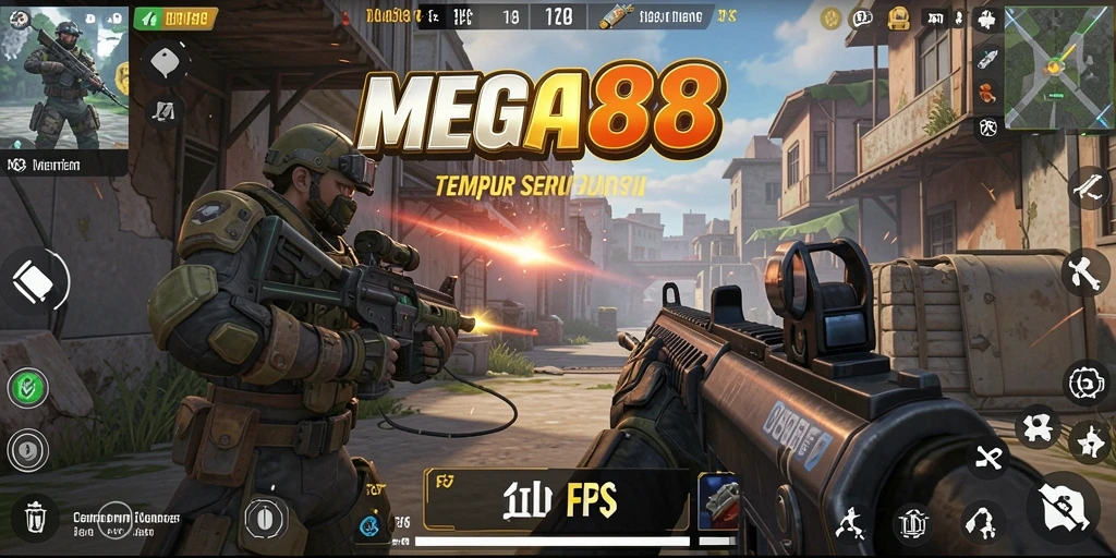 Gameplay seru MEGA888 dengan aksi tembak-menembak yang mendebarkan.
