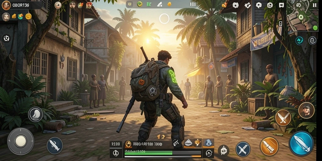 Tampilan gameplay <strong>OBOR138</strong> menggambarkan interaksi karakter dan aktivitas harian yang mendalam.
