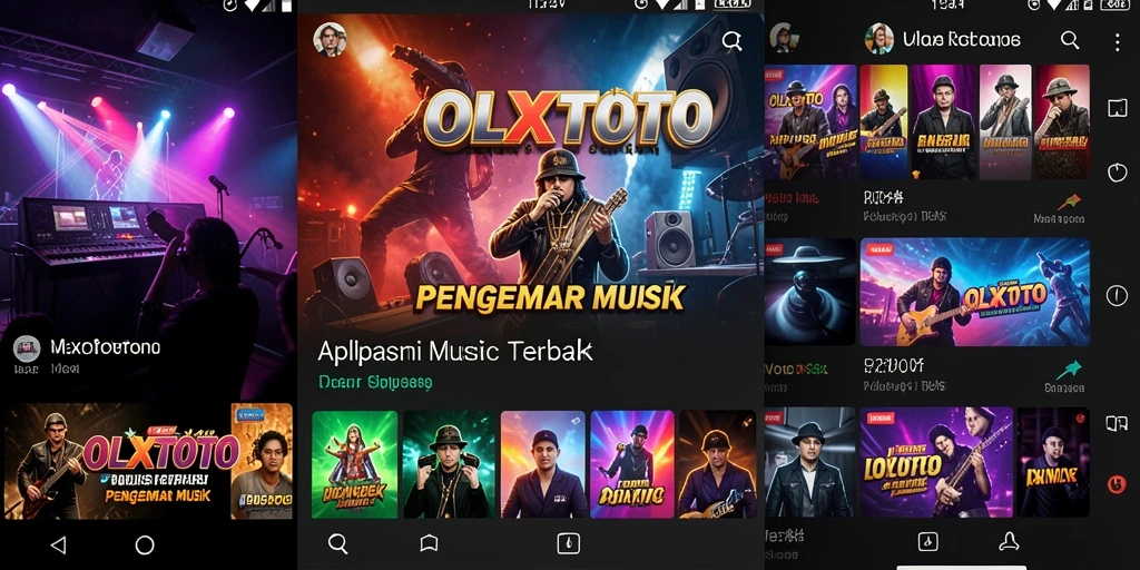 Tampilan gameplay OLXTOTO yang menampilkan berbagai fitur musik.