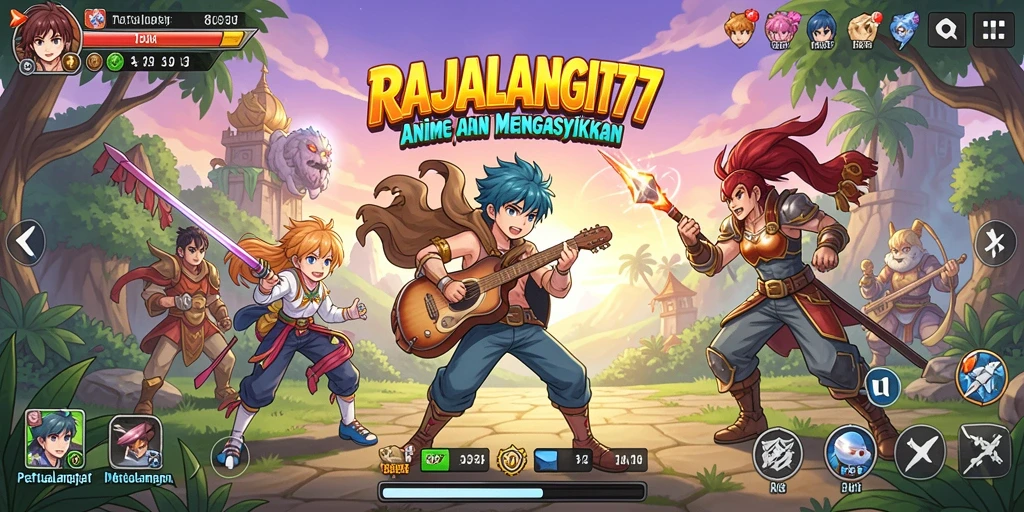 Gameplay seru di dunia Anime yang menakjubkan.