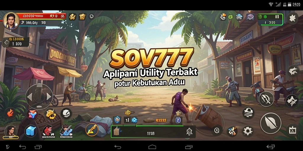 Tampilan antarmuka SOV777 yang sederhana dan mudah dipahami.