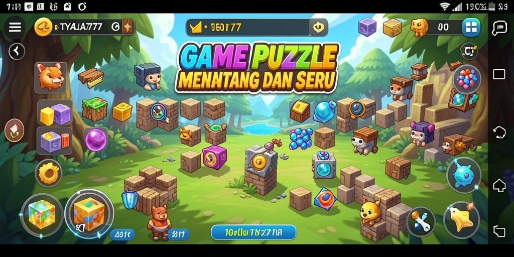 Screenshot gameplay TYA777 yang menunjukkan tantangan puzzle yang menarik.