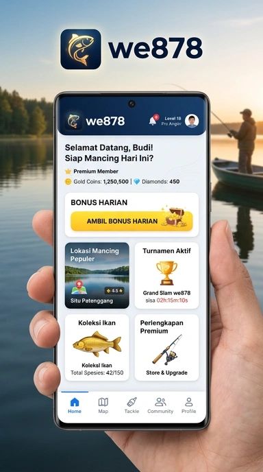 Tampilan antarmuka we878 yang menarik dan mudah digunakan.